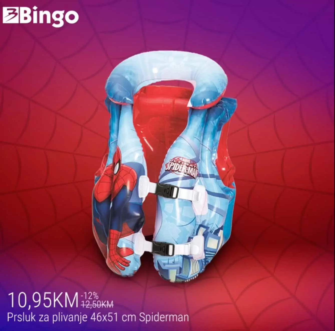Spiderman slauf, msici za plivanje, bazen, camac, lopta odusevit ce vase malisane.