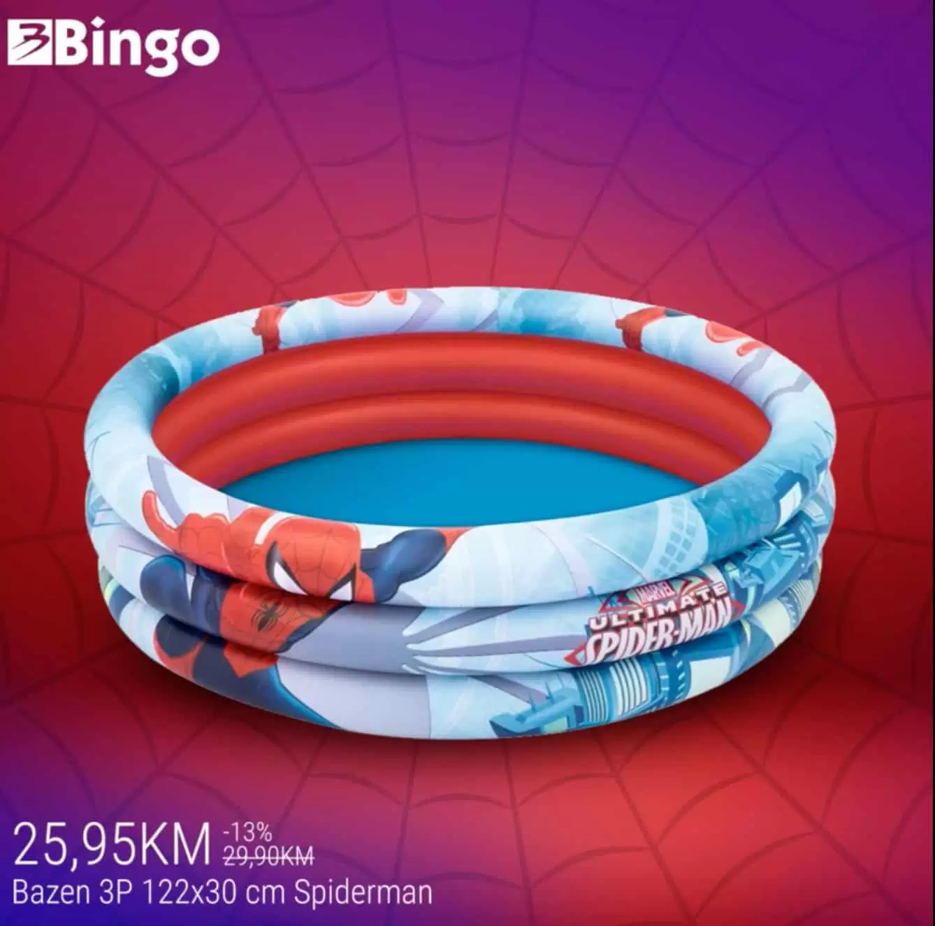 Spiderman slauf, msici za plivanje, bazen, camac, lopta odusevit ce vase malisane.