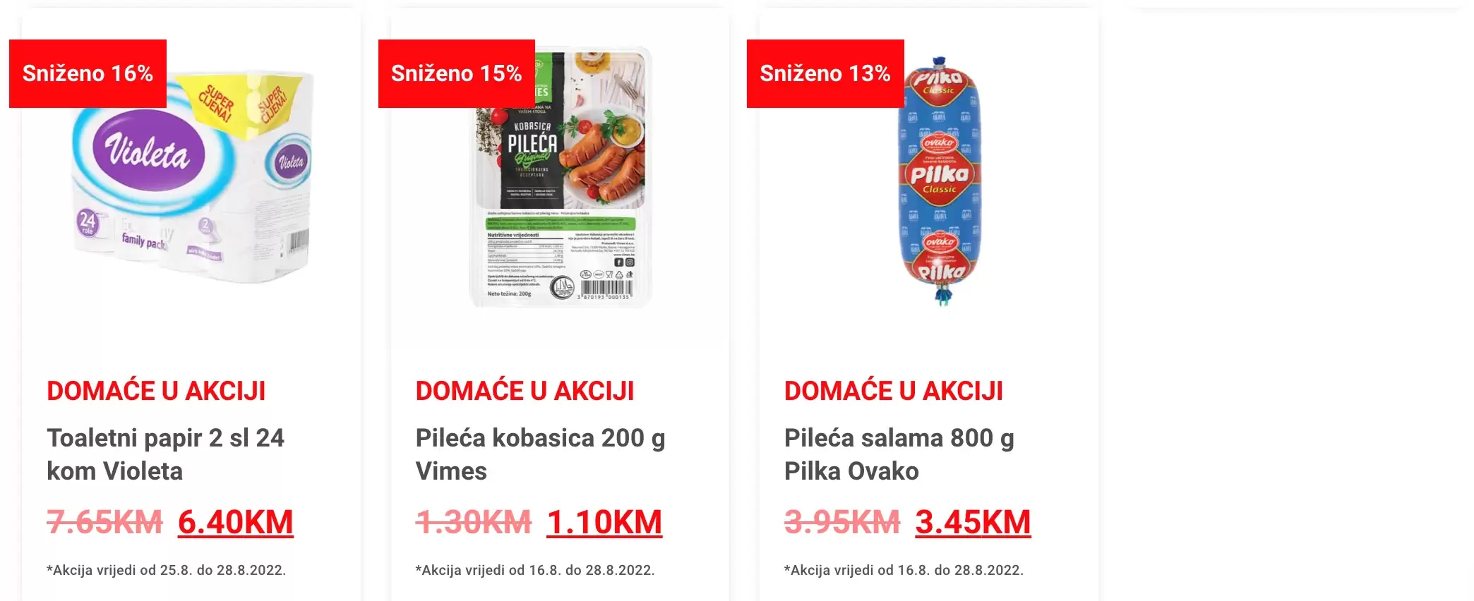 Bingo katalog DOMAĆE U AKCIJI avgust 2022