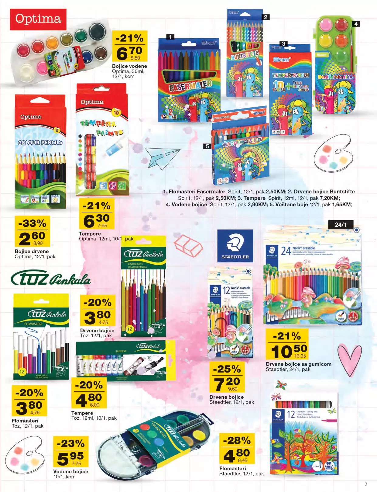 Mercator katalog ŠKOLA avgust/septembar 2022 RUKSACI~ ŠKOLSKI PRIBOR akcija 11.8-18.9.2022.