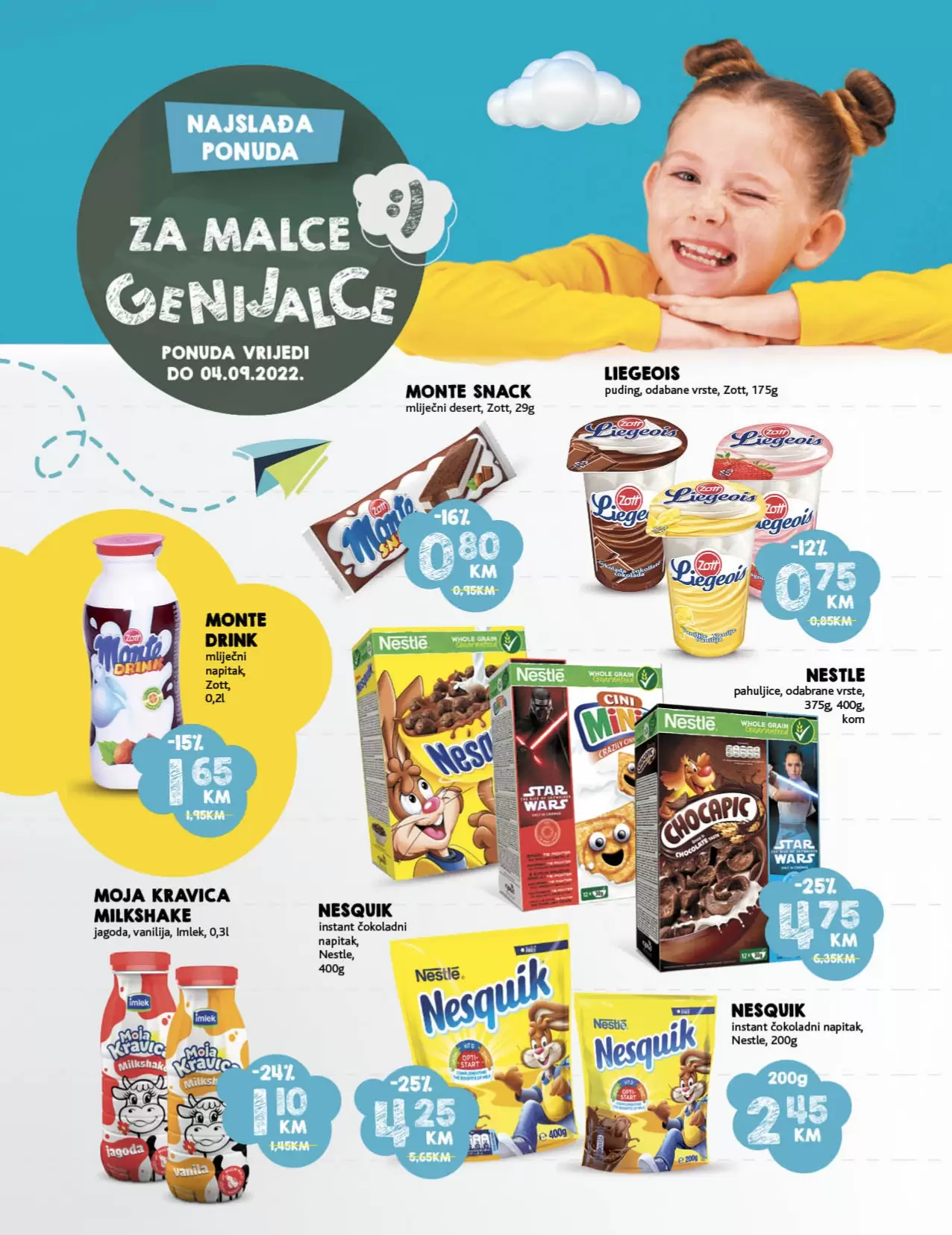 Konzum katalog ŠKOLA avgust 2022! ŠKOLSKI PRIBOR super cijene!