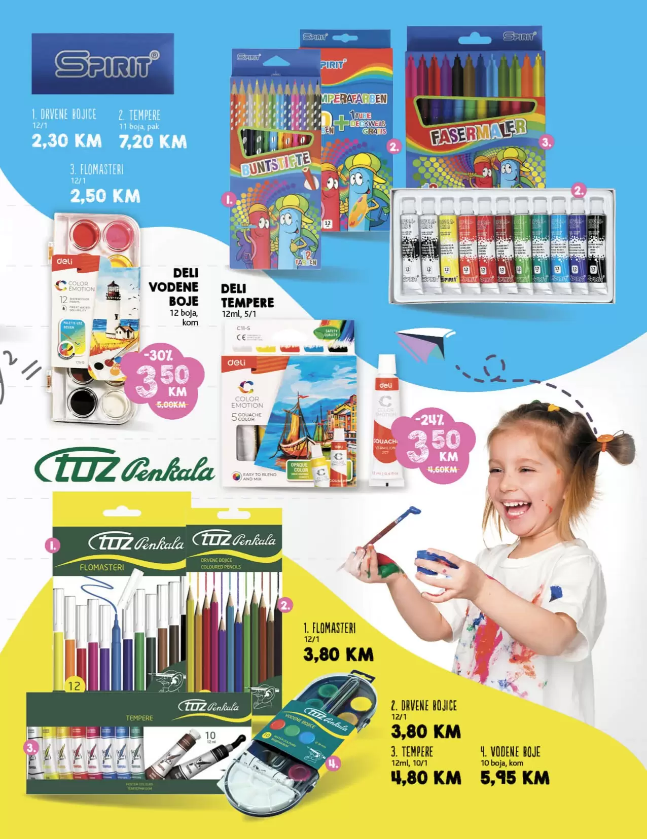 Konzum katalog ŠKOLA avgust 2022! ŠKOLSKI PRIBOR super cijene!