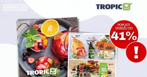 Novi TROPIC katalog avgust 2022【SNIŽENJE do 41%】akcija sniženja 10-31.8.2022.