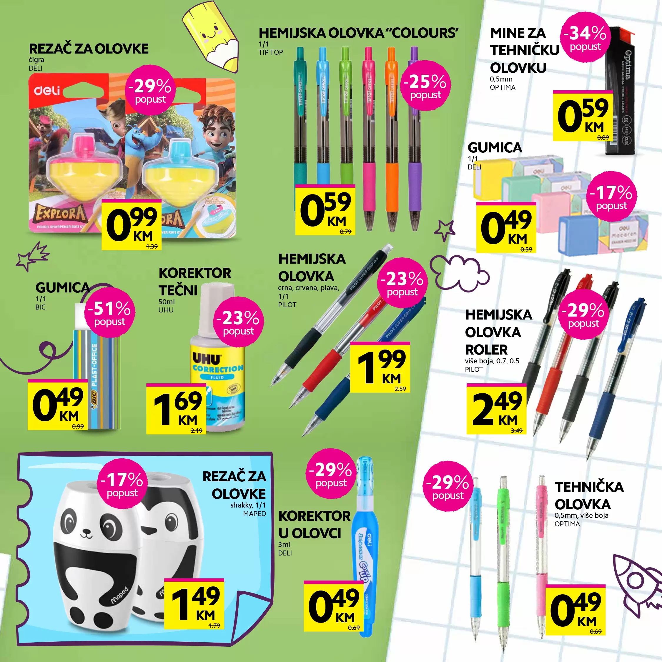 Tropic katalog ŠKOLA avgust/septembar 2022 ➤ ŠKOLSKI PRIBOR, RUKSAK, SVESKE ➤ SUPER CIJENE!