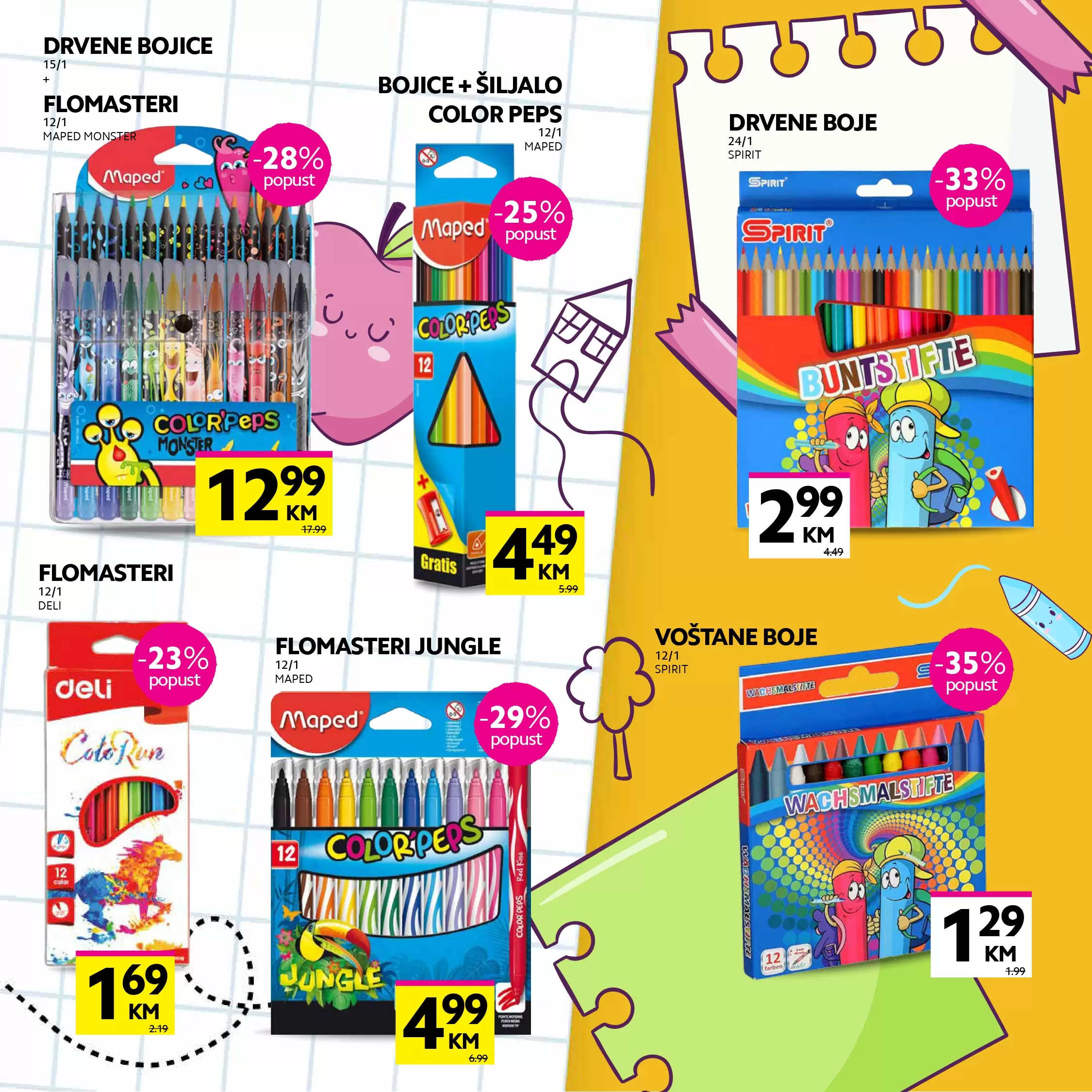 Tropic katalog ŠKOLA avgust/septembar 2022 ➤ ŠKOLSKI PRIBOR, RUKSAK, SVESKE ➤ SUPER CIJENE!