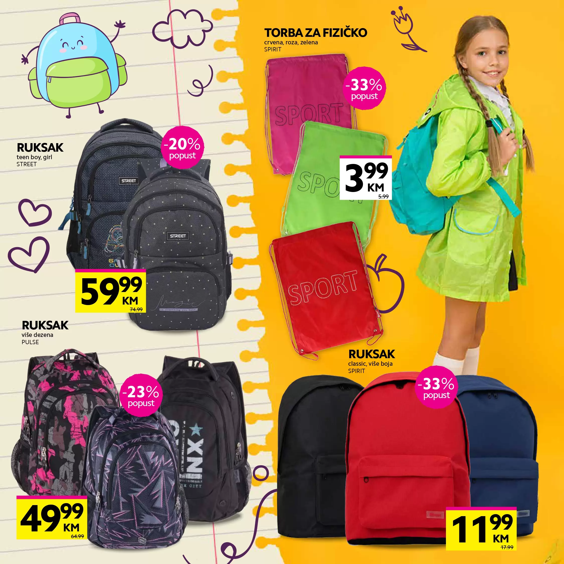 Tropic katalog ŠKOLA avgust/septembar 2022 ➤ ŠKOLSKI PRIBOR, RUKSAK, SVESKE ➤ SUPER CIJENE!