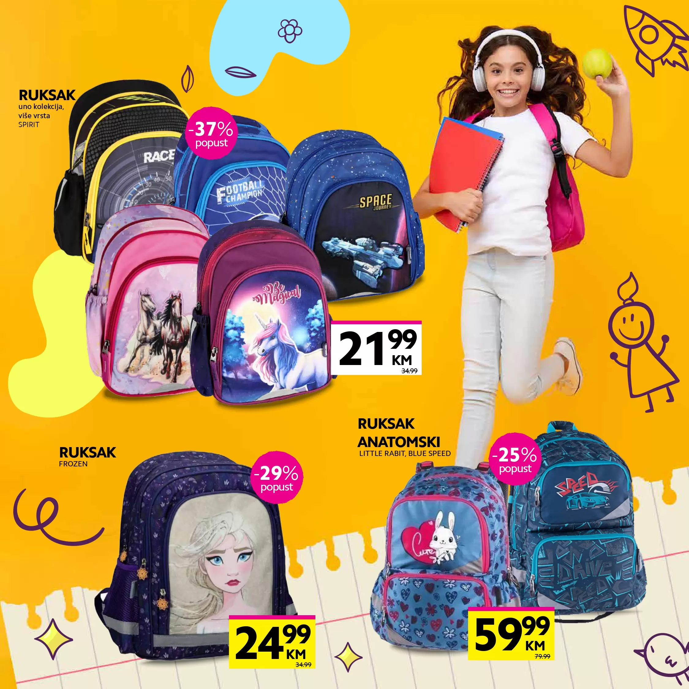 Tropic katalog ŠKOLA avgust/septembar 2022 ➤ ŠKOLSKI PRIBOR, RUKSAK, SVESKE ➤ SUPER CIJENE!