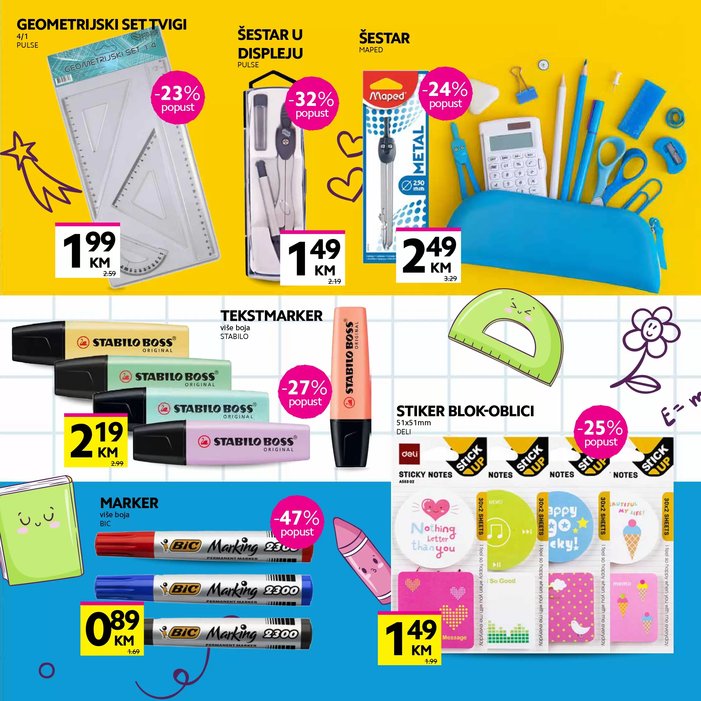 Tropic katalog ŠKOLA avgust/septembar 2022 ➤ ŠKOLSKI PRIBOR, RUKSAK, SVESKE ➤ SUPER CIJENE!