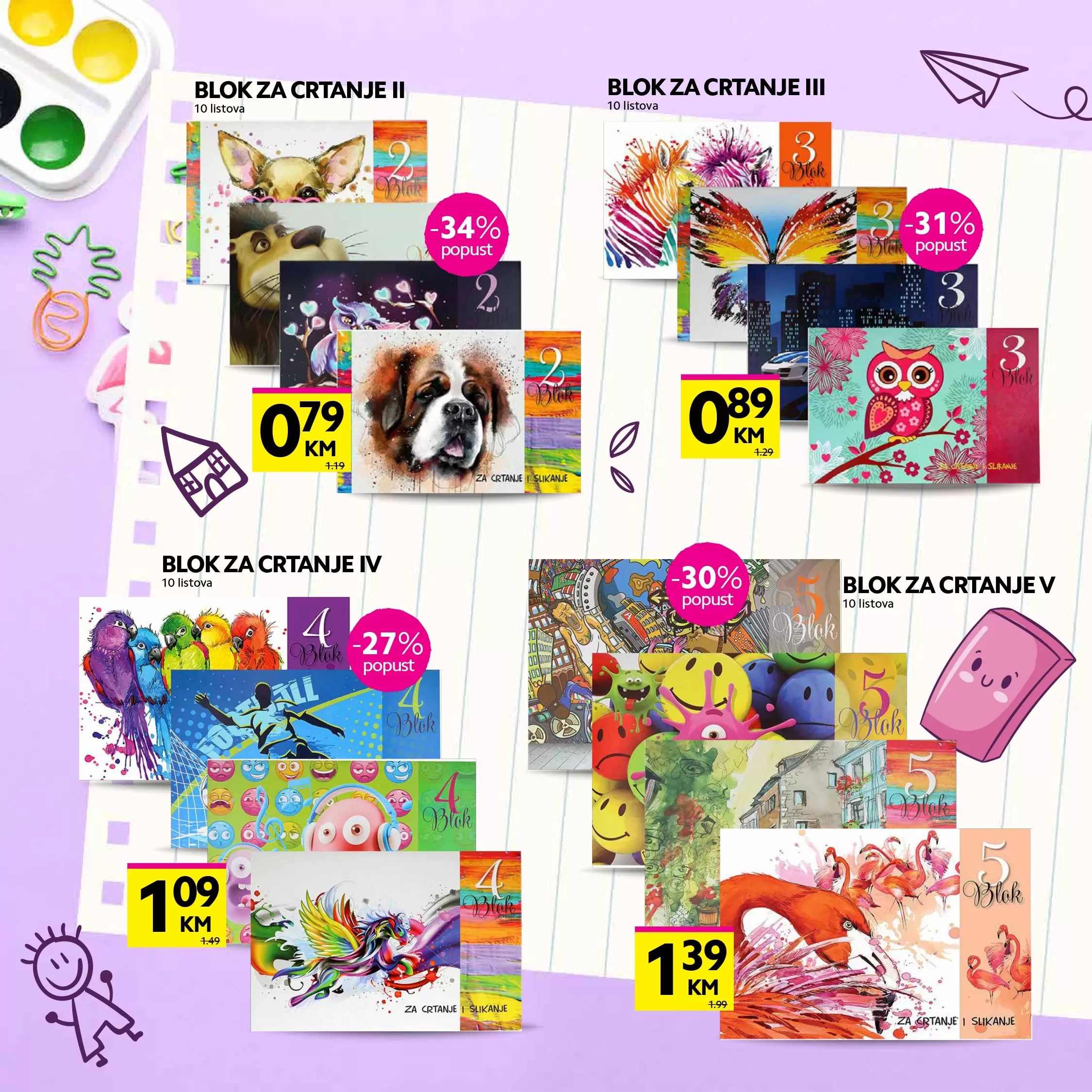 Tropic katalog ŠKOLA avgust/septembar 2022 ➤ ŠKOLSKI PRIBOR, RUKSAK, SVESKE ➤ SUPER CIJENE!