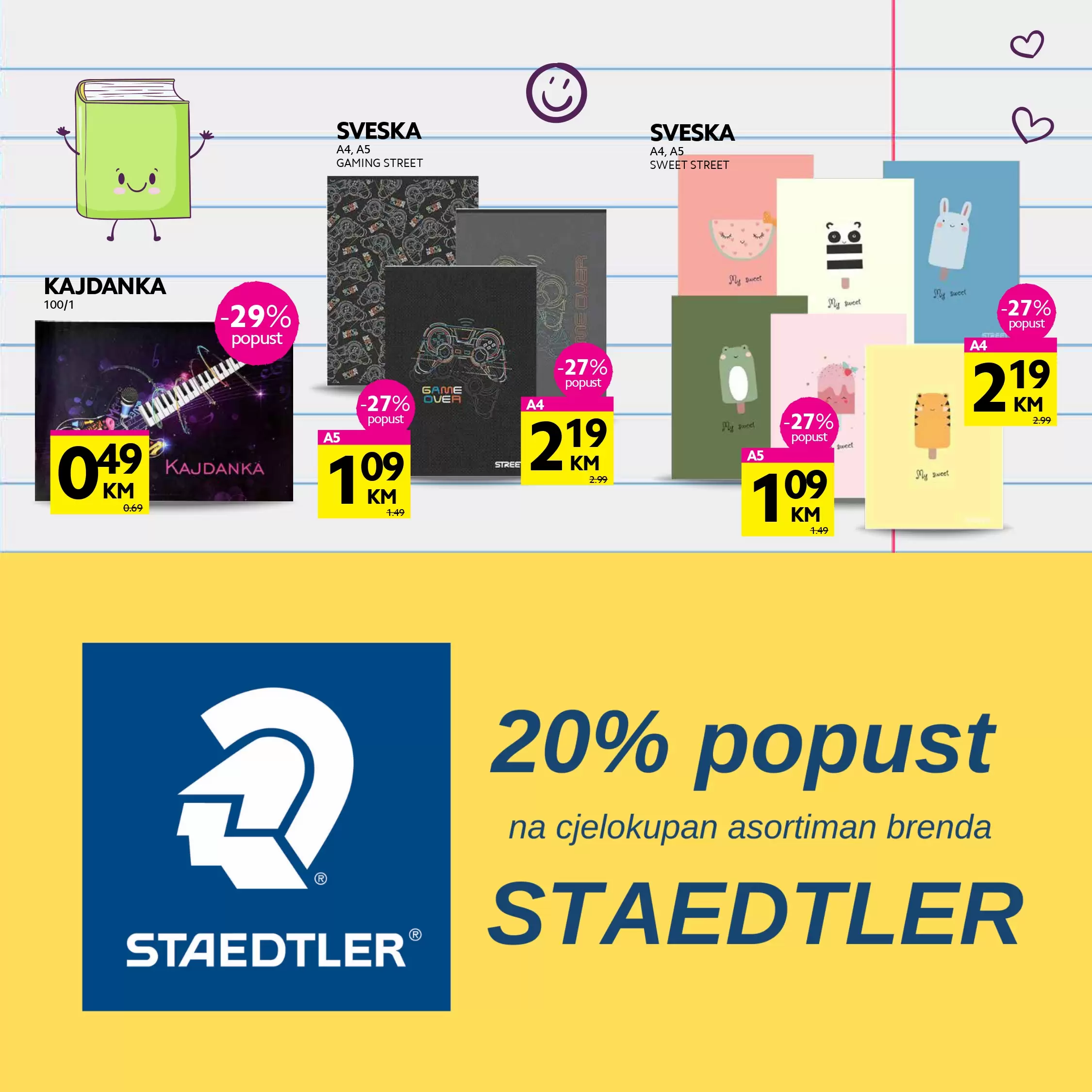 Tropic katalog ŠKOLA avgust/septembar 2022 ➤ ŠKOLSKI PRIBOR, RUKSAK, SVESKE ➤ SUPER CIJENE!