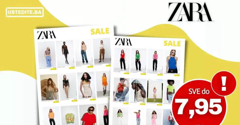 Zara BiH sniženje! Zara BIH sve po 7,95 KM! Pogledajte Zara katalog sniženja!