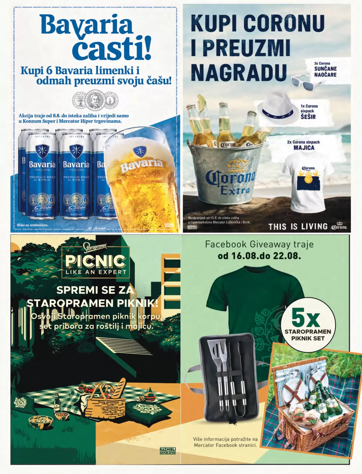 Novi Mercator katalog avgust 2022! Katalog PIVA 8-31.8.2022.