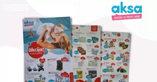 Aksa katalog avgust 2022! Akcija sniženja 1-31.8.2022.