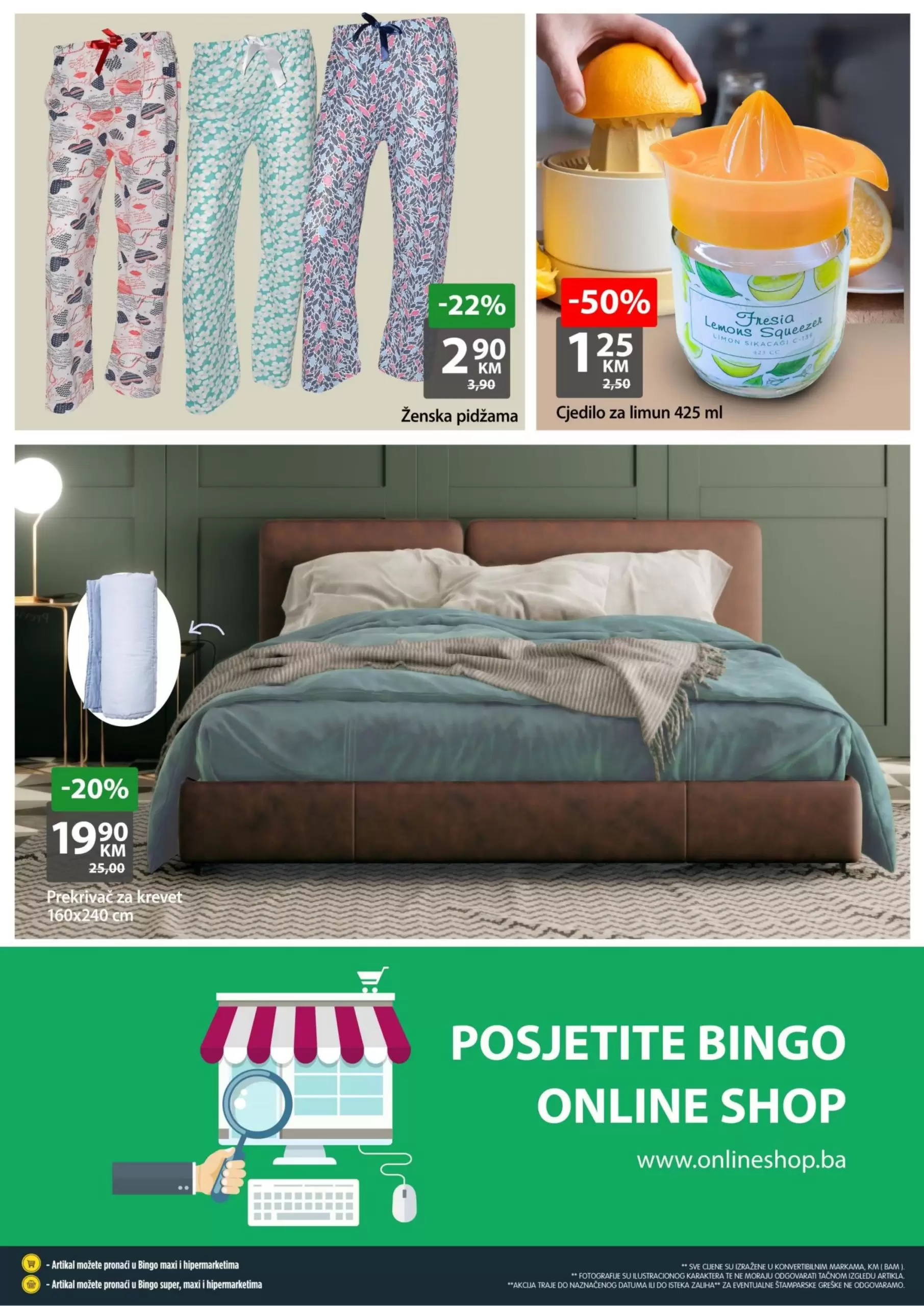 Bingo vikend akcija avgust 2022 ~ Bingo katalog sniženja 25-28.8.2022. 