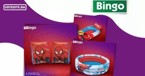 Spiderman slauf, msici za plivanje, bazen, camac, lopta odusevit ce vase malisane.