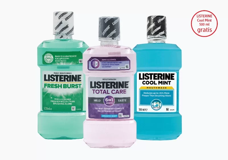 LISTERINE vodice za ispiranje usta