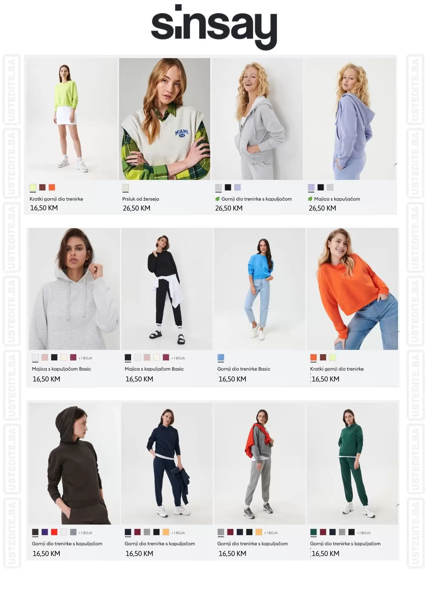 Sinsay BiH odjeća - DUKSEVI već od 15,60 KM - septembar 2022