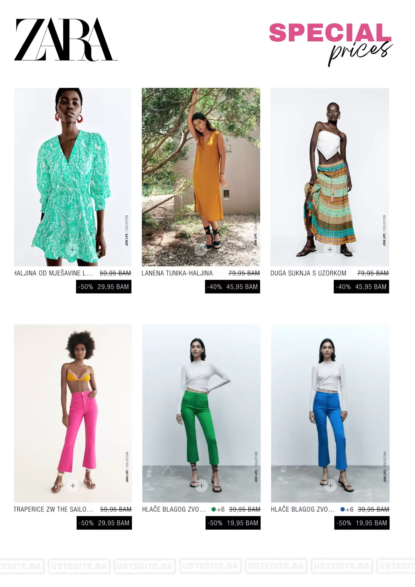 Zara SNIŽENJE do 50% na odabrani asortiman!