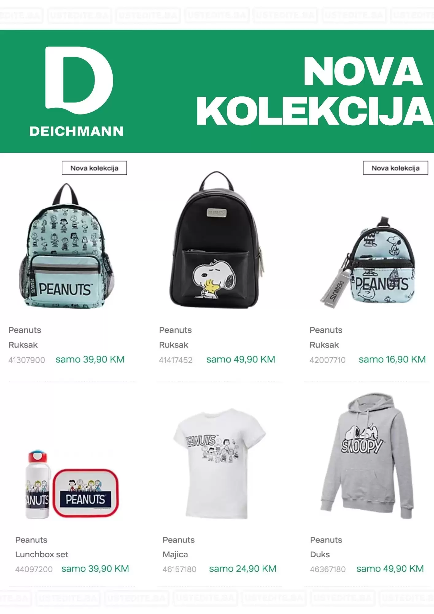 Deichmann NOVA KOLEKCIJA Peanuts