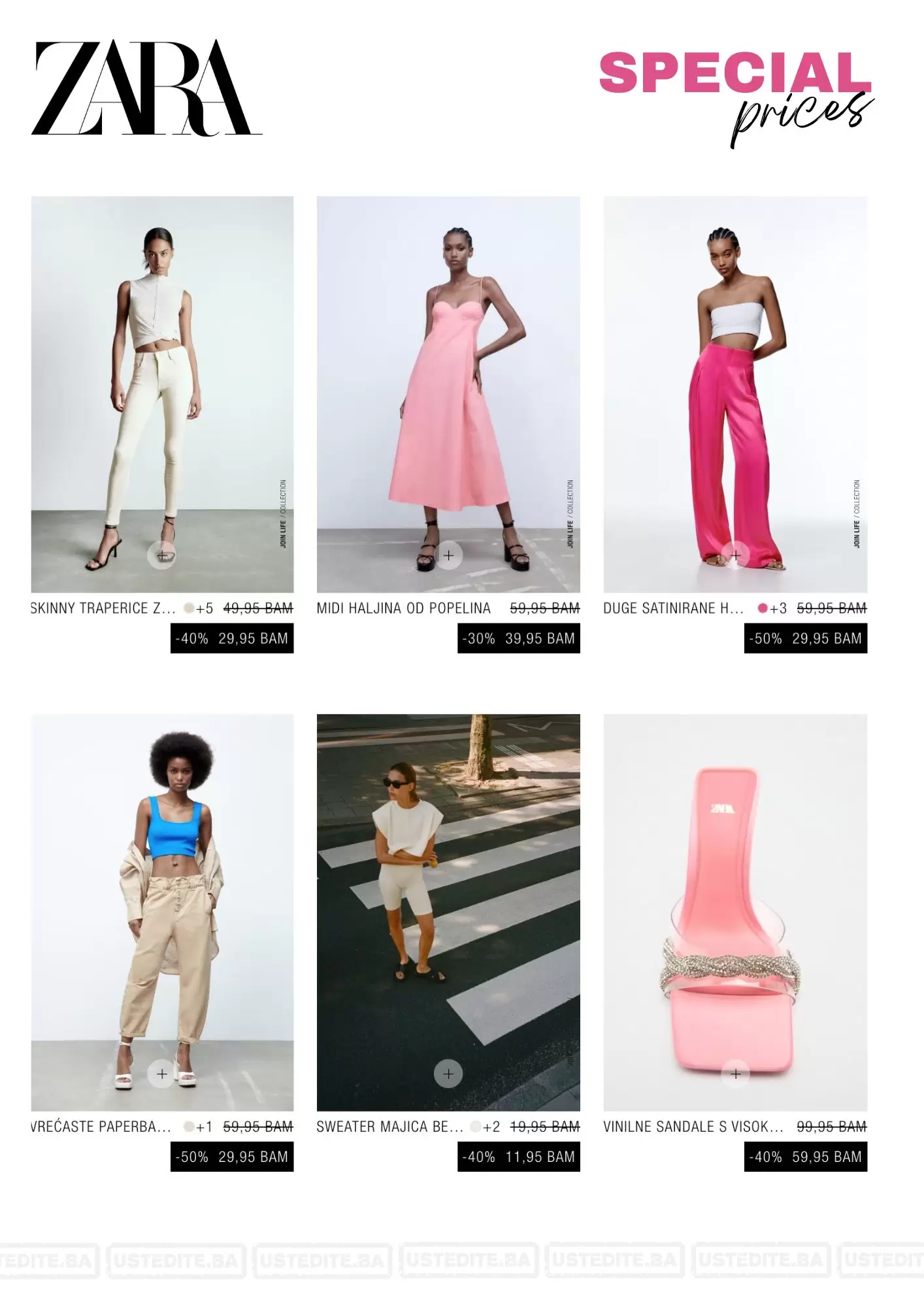 Zara SNIŽENJE do 50% na odabrani asortiman!