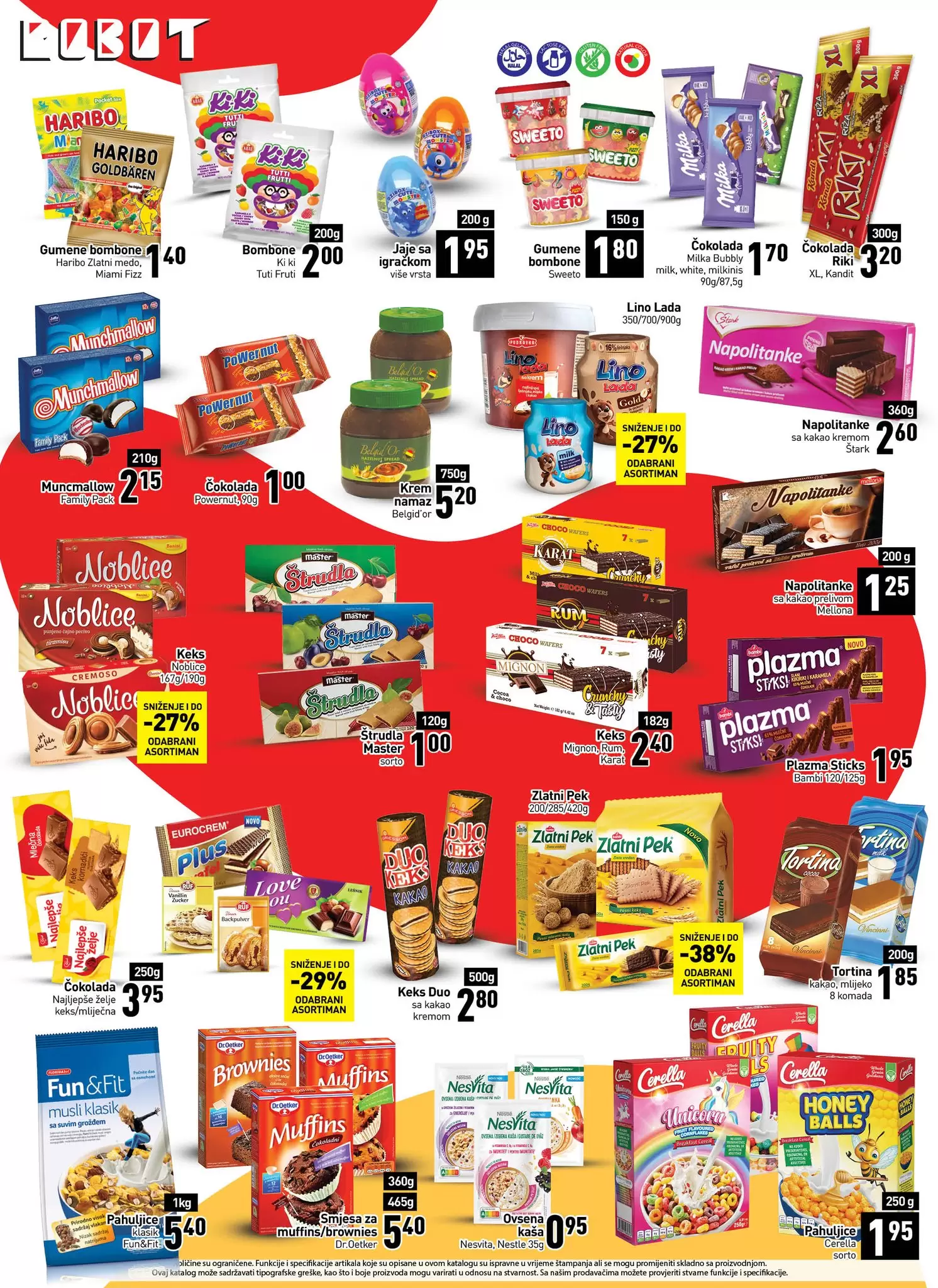 Robot katalog - PREHRANA- NAMJEŠTAJ - ODJEĆA - Akcija sniženja 2-18.9.2022. Robot katalog - PREHRANA- NAMJEŠTAJ - ODJEĆA - Akcija sniženja 2-18.9.2022.