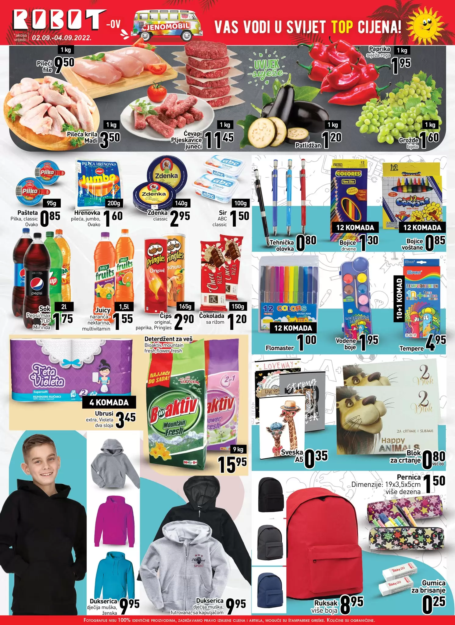 Robot vikend akcija - septembar 2022 - katalog sniženja 2-4.9.2022. 