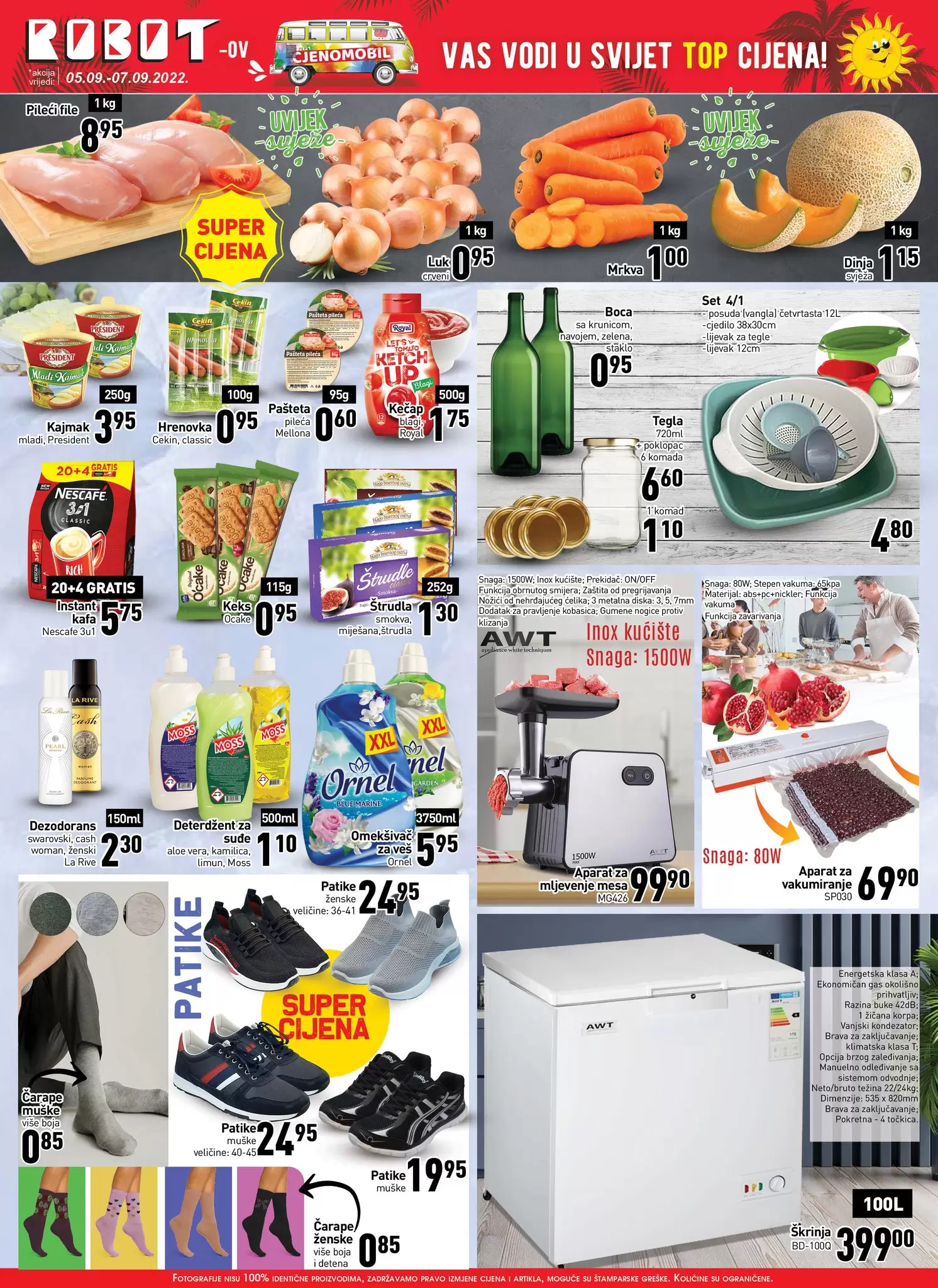 Robot AKCIJA - POČETAK SEDMICE - katalog sniženja 5-7.9.2022. 