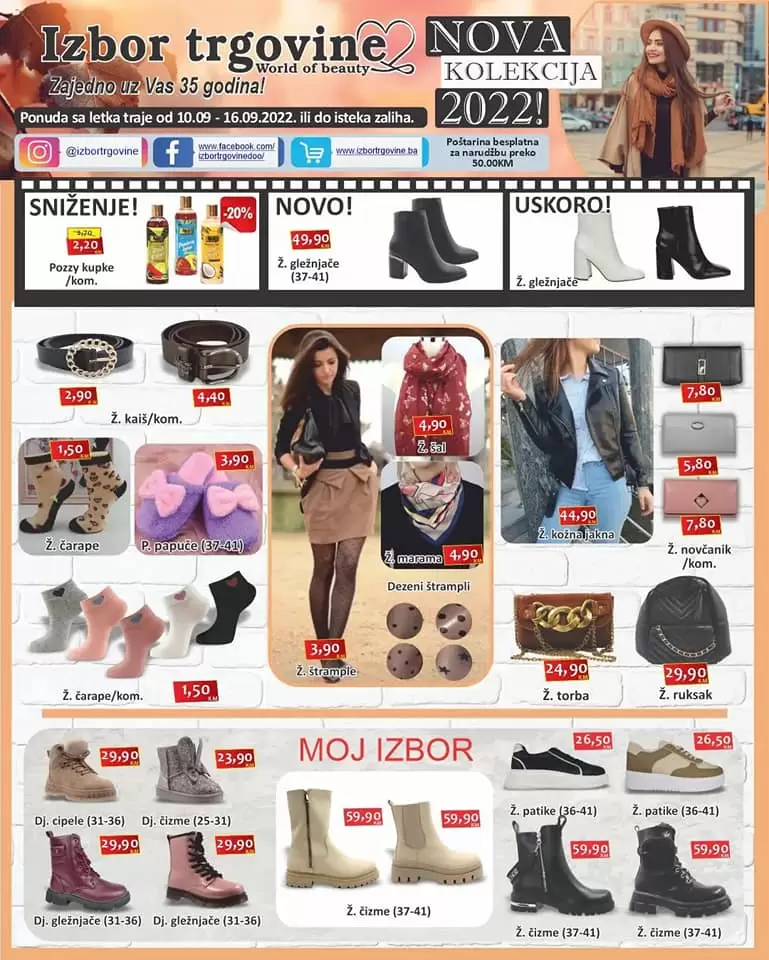 Izbor trgovine katalog - SUPER CIJENE - akcija sniženja 10-16.9.2022. 