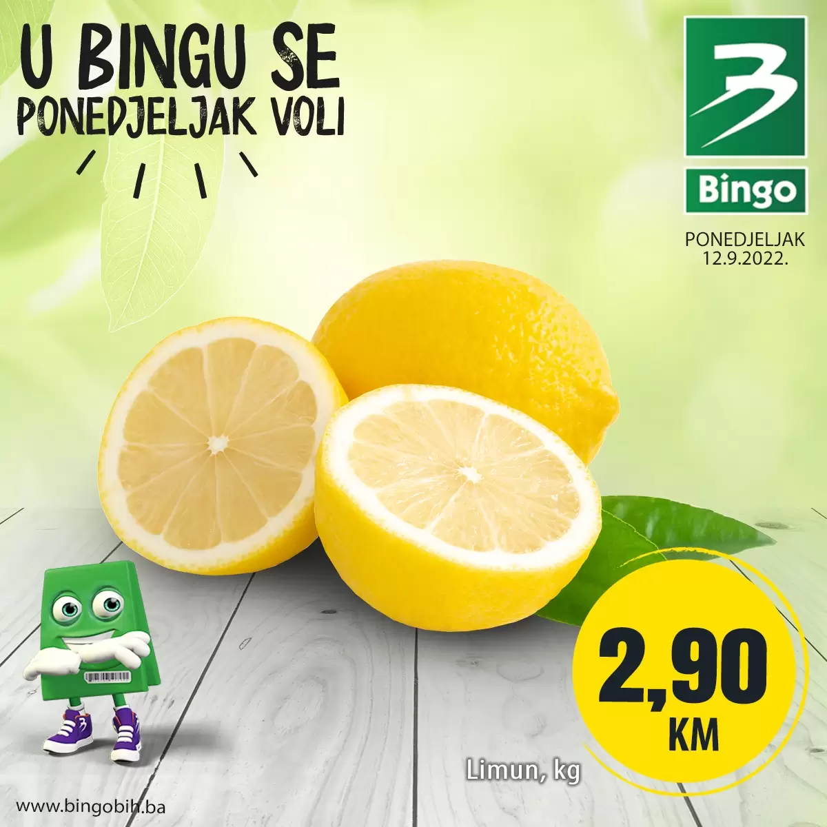 Bingo super akcija ponedjeljkom 