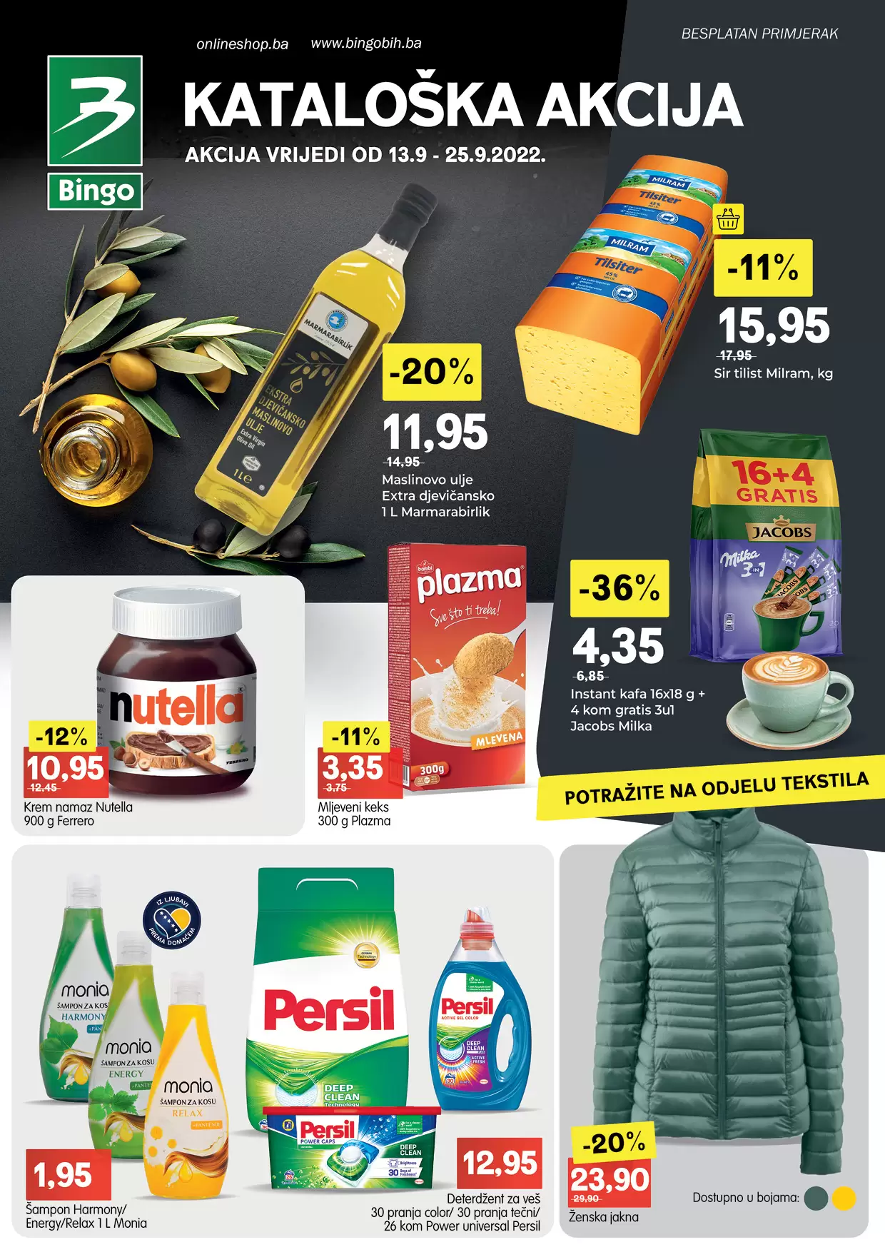 Bingo kataloška akcija【SNIŽENJE do 50%】katalog sniženja 13-25.9.2022.