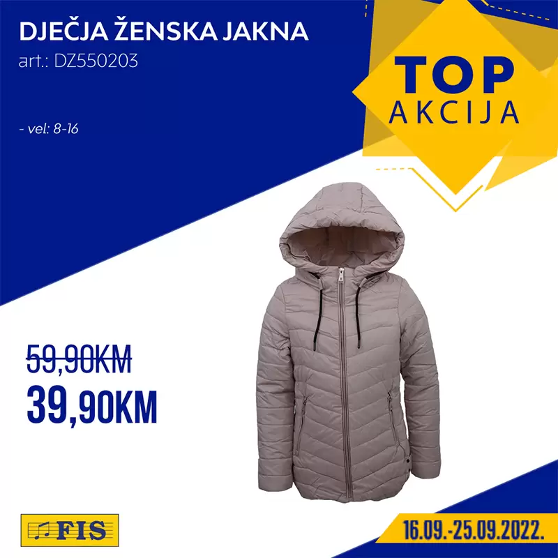 Fis TOP AKCIJA za TOP artikle - katalog sniženja 16-25.9.2022.