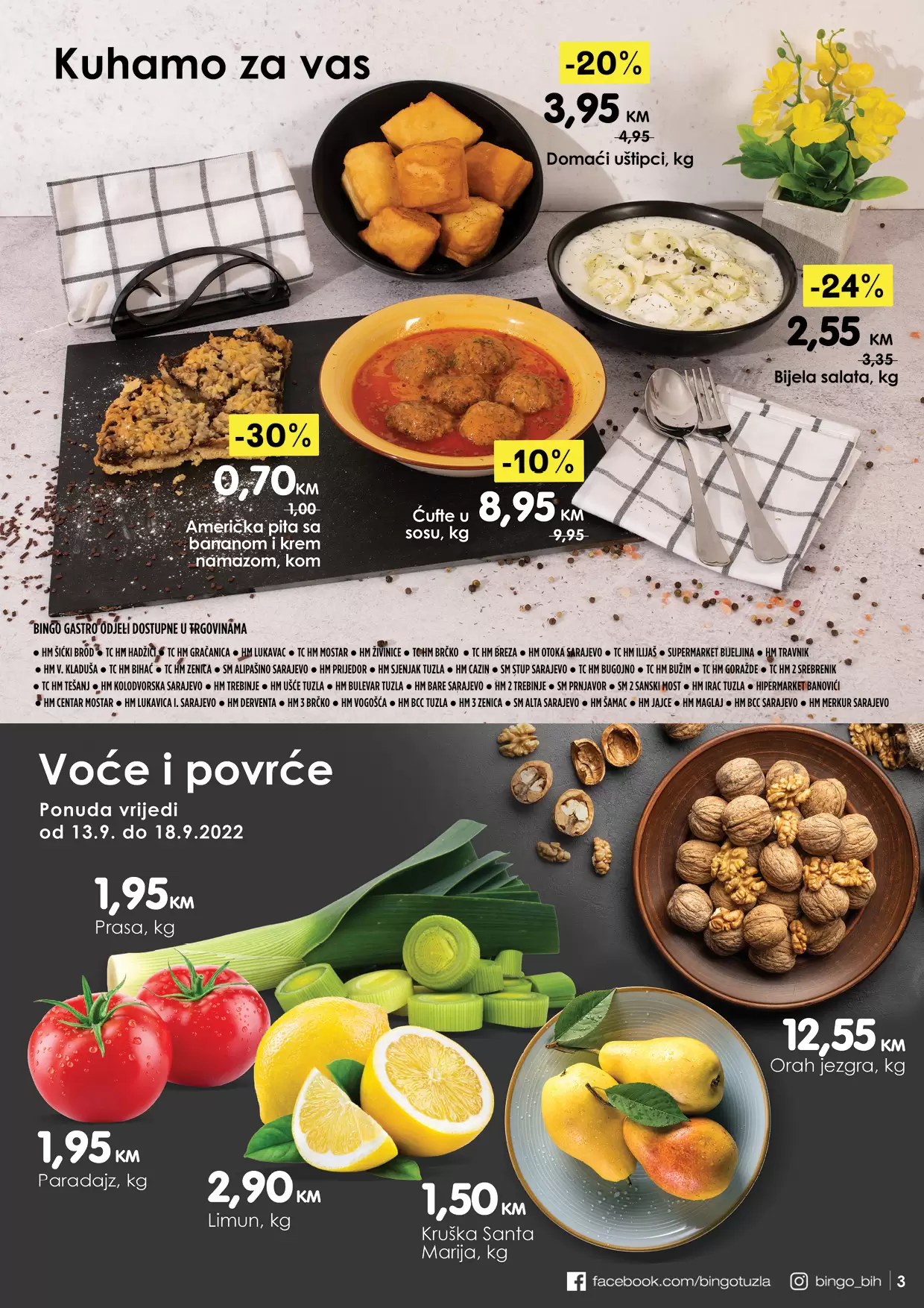 Bingo kataloška akcija【SNIŽENJE do 50%】katalog sniženja 13-25.9.2022.