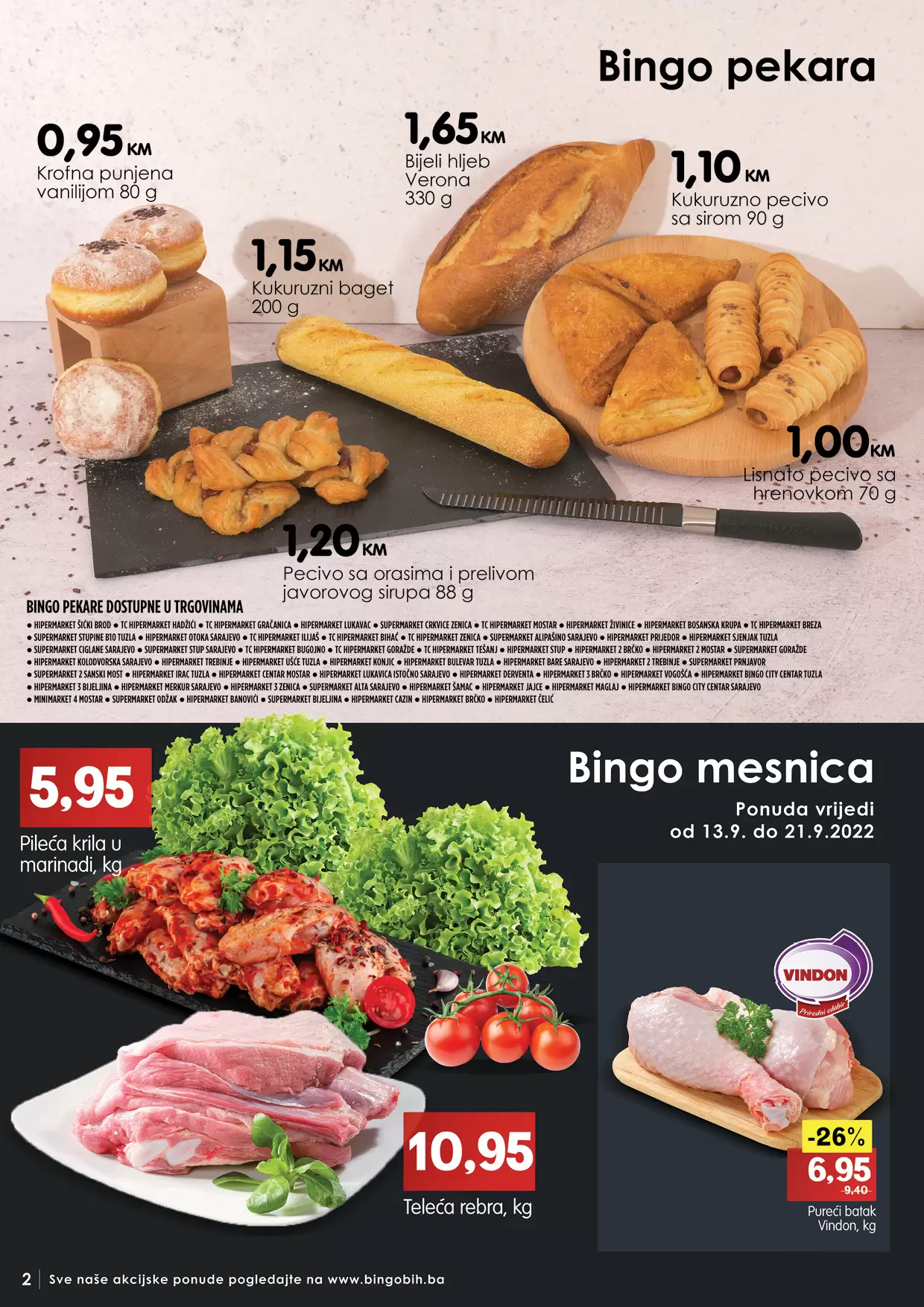 Bingo kataloška akcija【SNIŽENJE do 50%】katalog sniženja 13-25.9.2022.