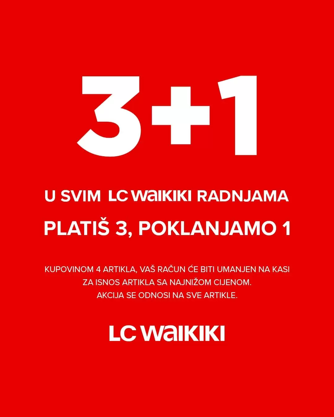 LC Waikiki AKCIJA - SPECIJALNO IZNENADJENJE!