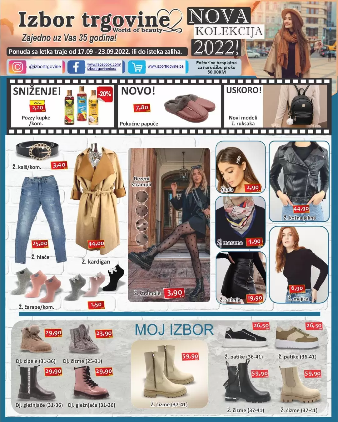 Izbor trgovine katalog - akcija sniženja 17-23.9.2022.
