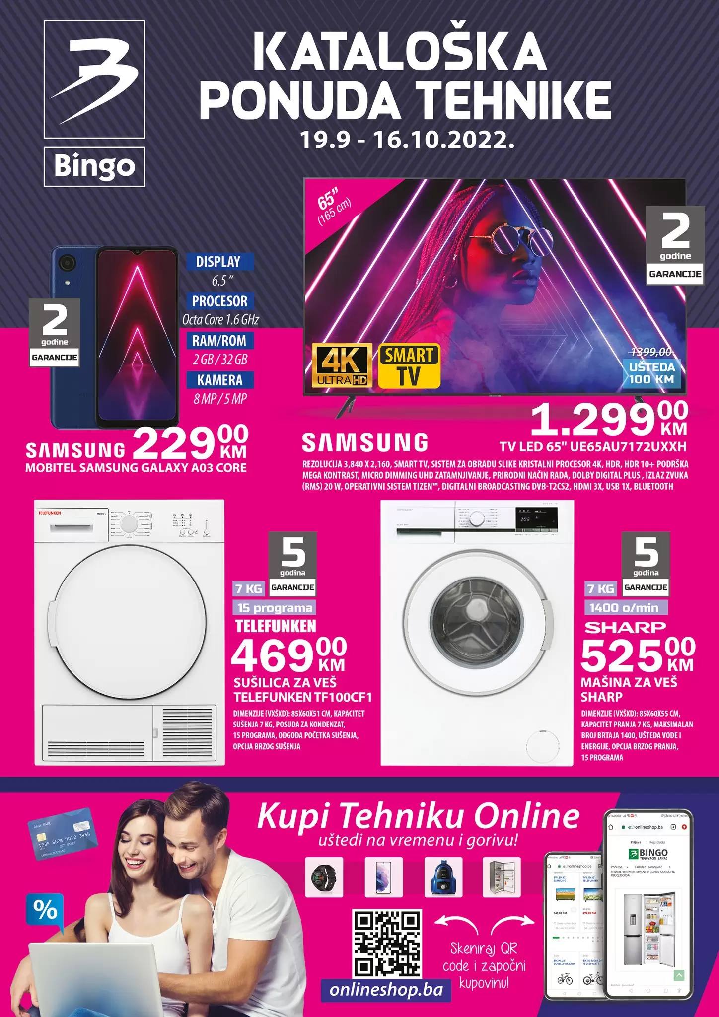 Bingo TEHNIKA katalog sniženja 19.9-16.10.2022.