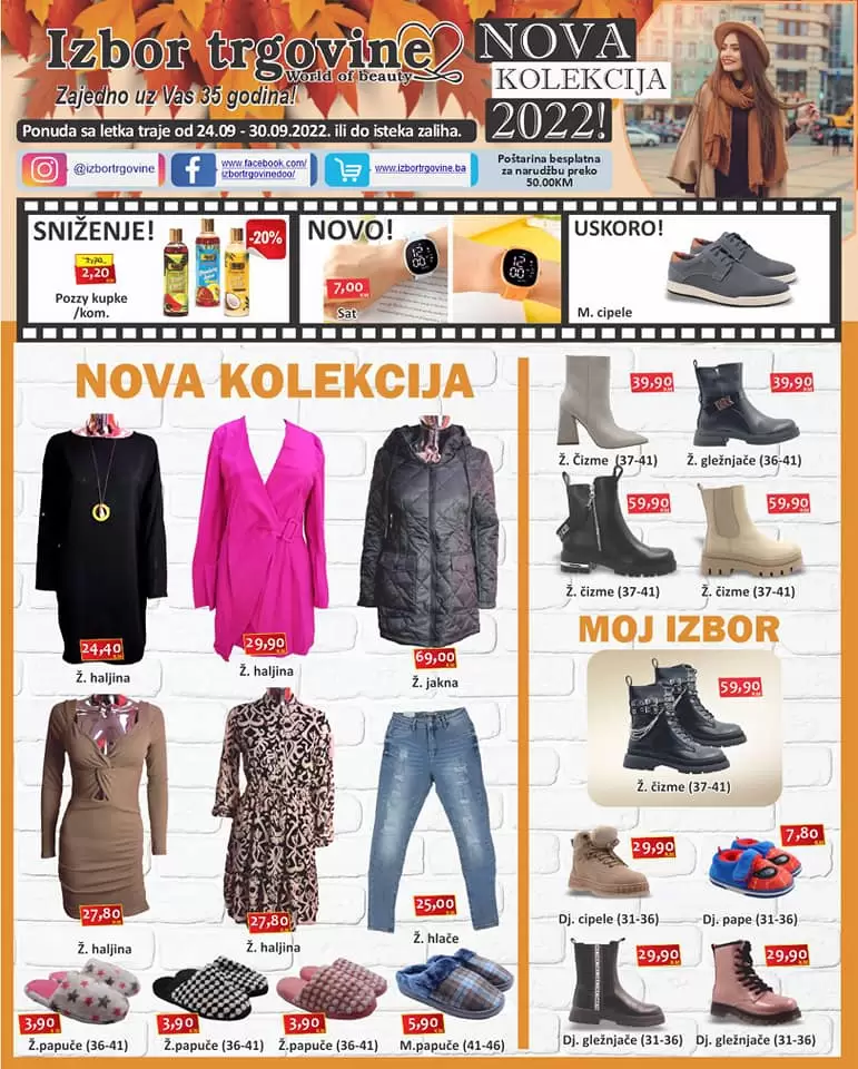 Izbor trgovine katalog - akcija sniženja 24-30.9.2022. 
