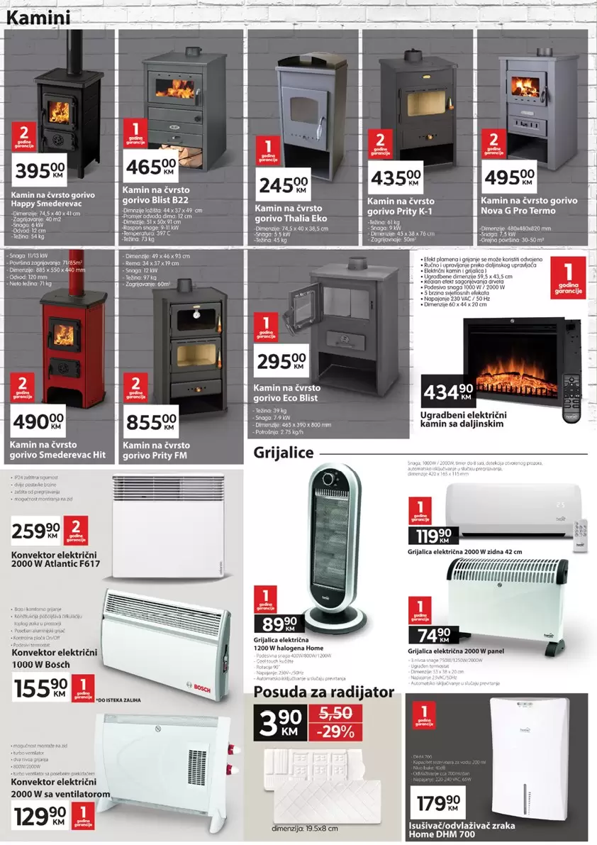 Bingo katalog GRIJANJE - štednjaci - kamini - konvektori - pribor za loženje 26.9-4.11.2022.