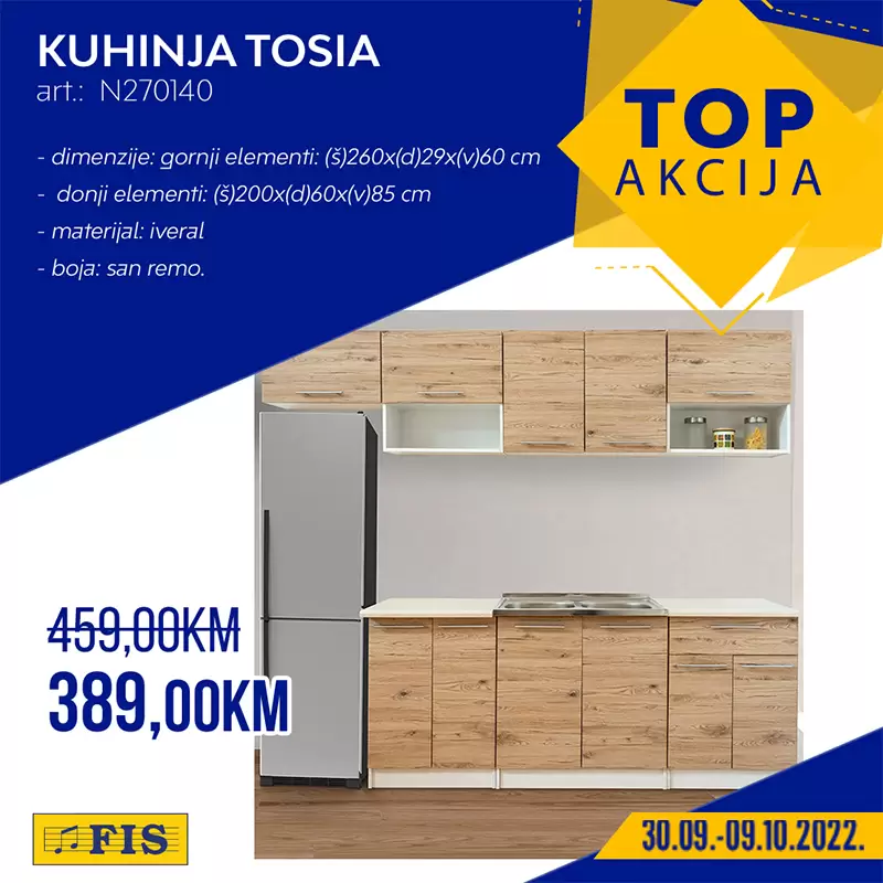 Fis TOP AKCIJA za TOP artikle 30.9-9.10.2022.
