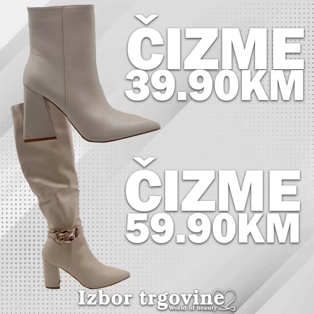 Izbor trgovine ČIZME i CIPELE - super niske cijena - septembar 2022