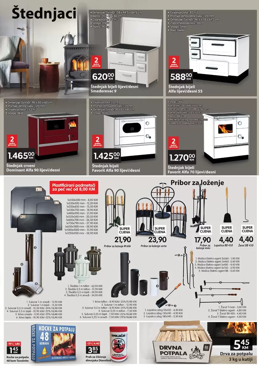 Bingo katalog GRIJANJE - štednjaci - kamini - konvektori - pribor za loženje 26.9-4.11.2022.