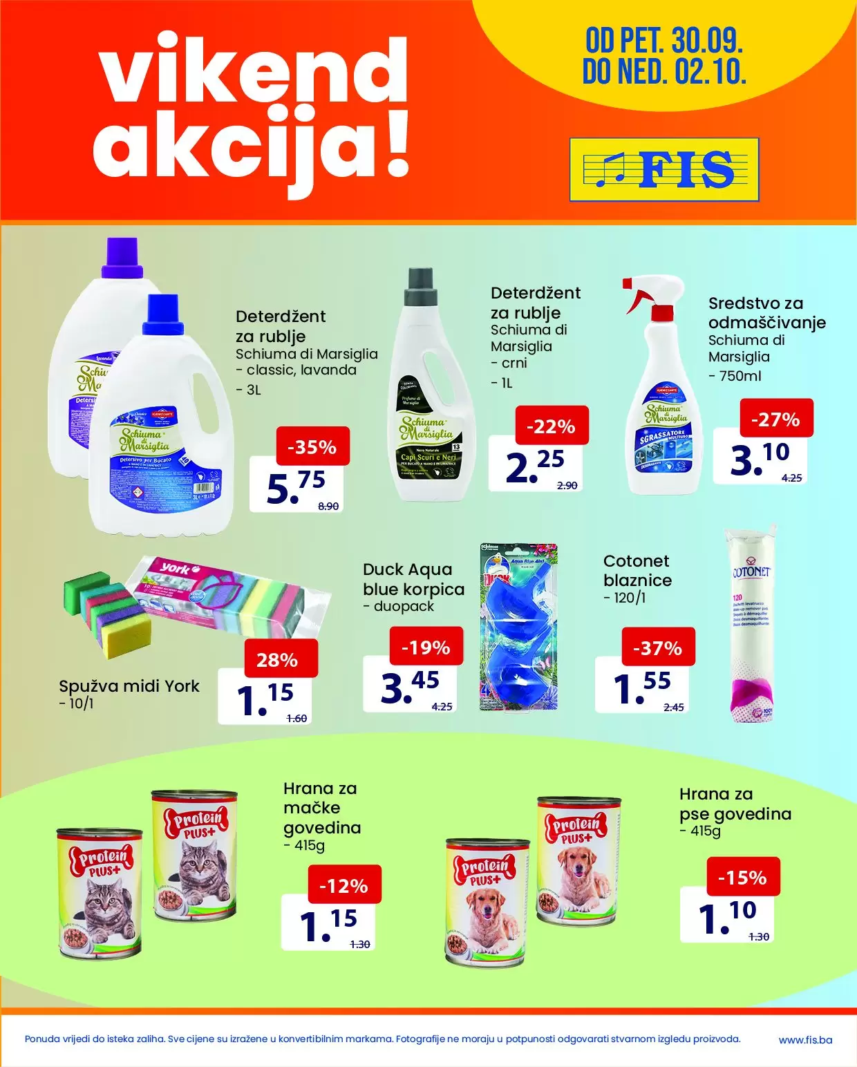 Fis vikend akcija 30.9-2.10.2022.