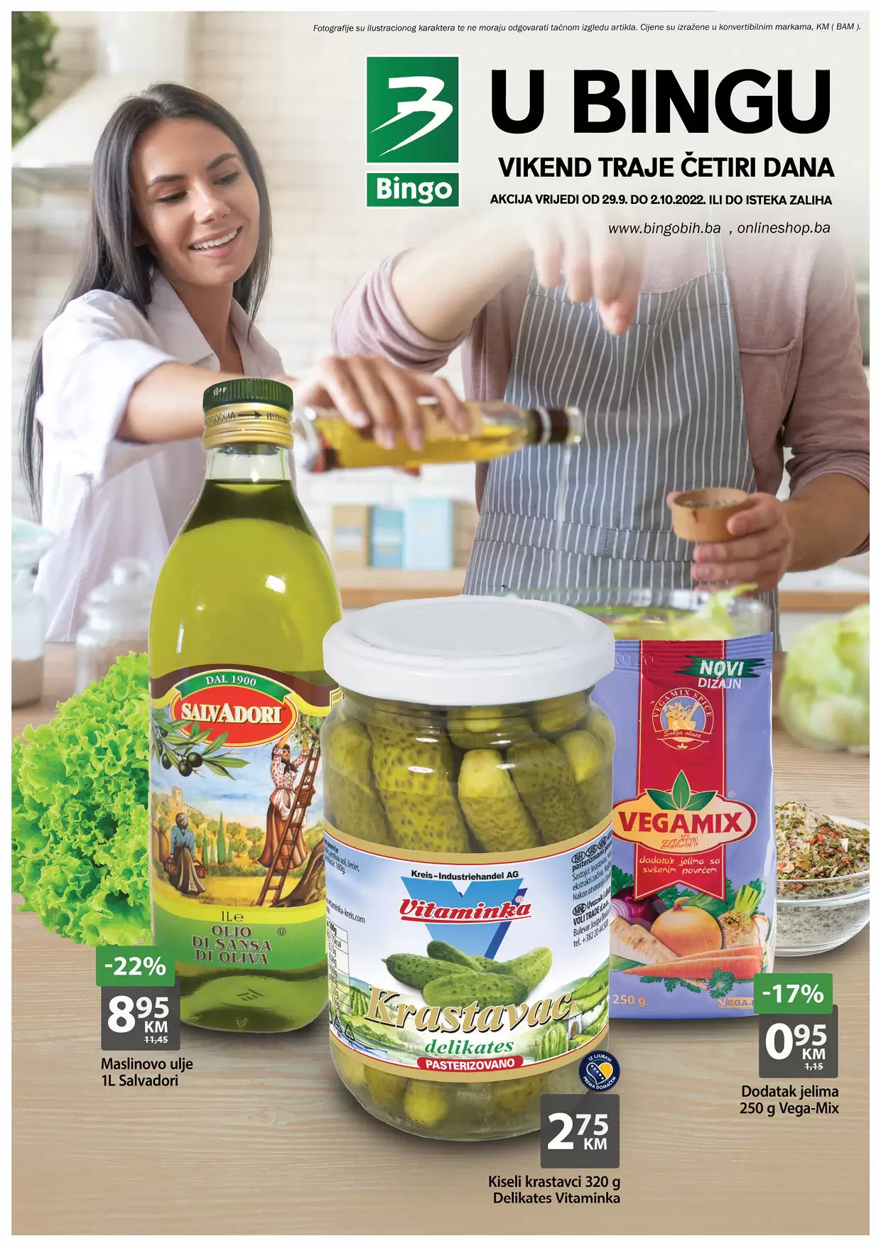 Bingo vikend akcija 29.9-2.10.2022. -Bingo katalog snizenja oktobar -KRALJ DOBRIH CIJENA