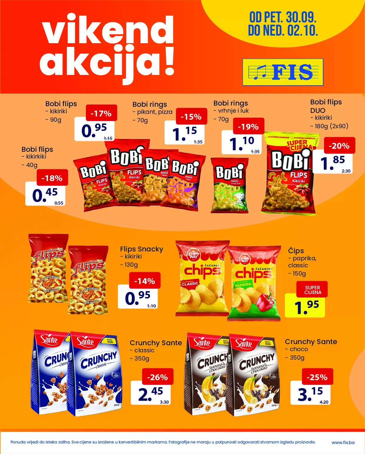 Fis vikend akcija 30.9-2.10.2022.