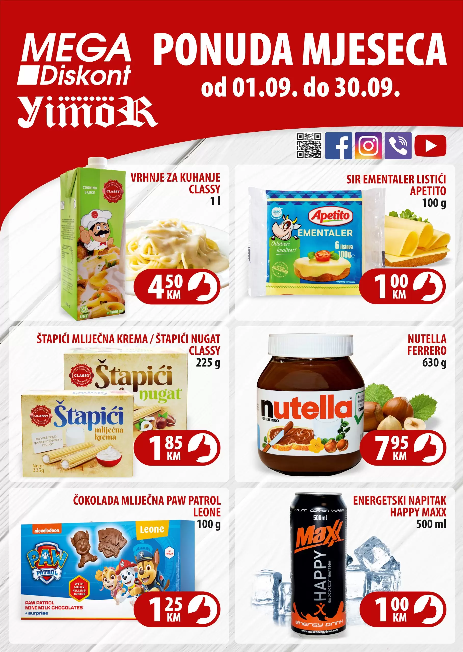 Mega Diskont PONUDA MJESECA septembar 2022 - katalog sniženja 1-30.9.2022. 