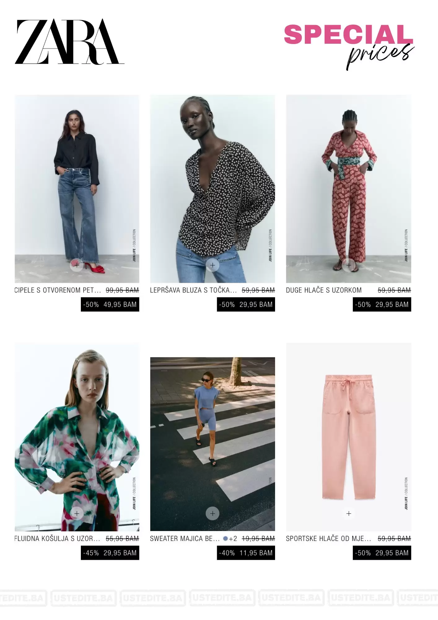 Zara SNIŽENJE do 50% na odabrani asortiman!