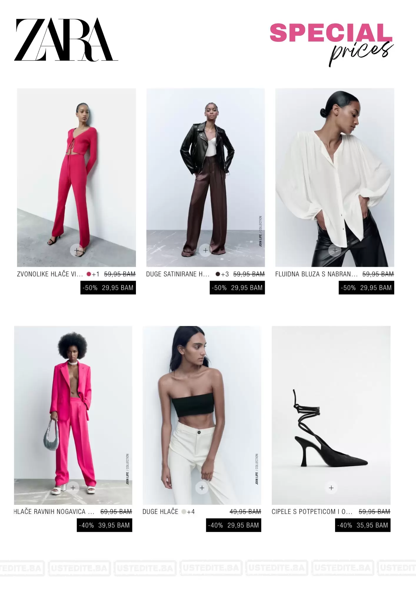 Zara SNIŽENJE do 50% na odabrani asortiman!