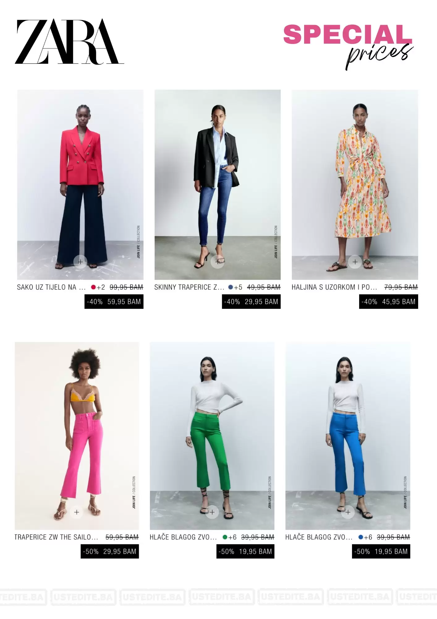 Zara SNIŽENJE do 50% na odabrani asortiman!