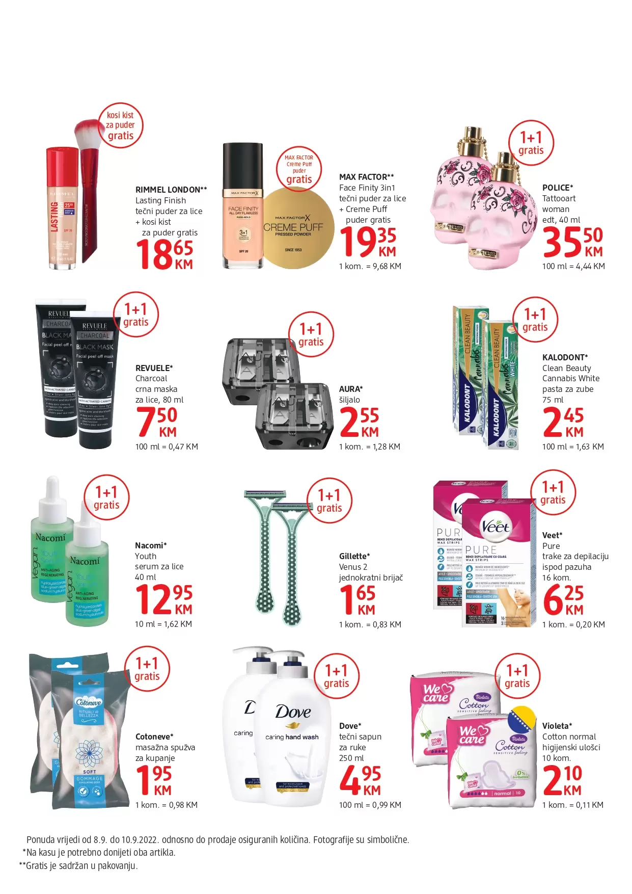 dm katalog- nova preuredjena dm poslovnica! super akcija u dm-u 1+1 gratis!