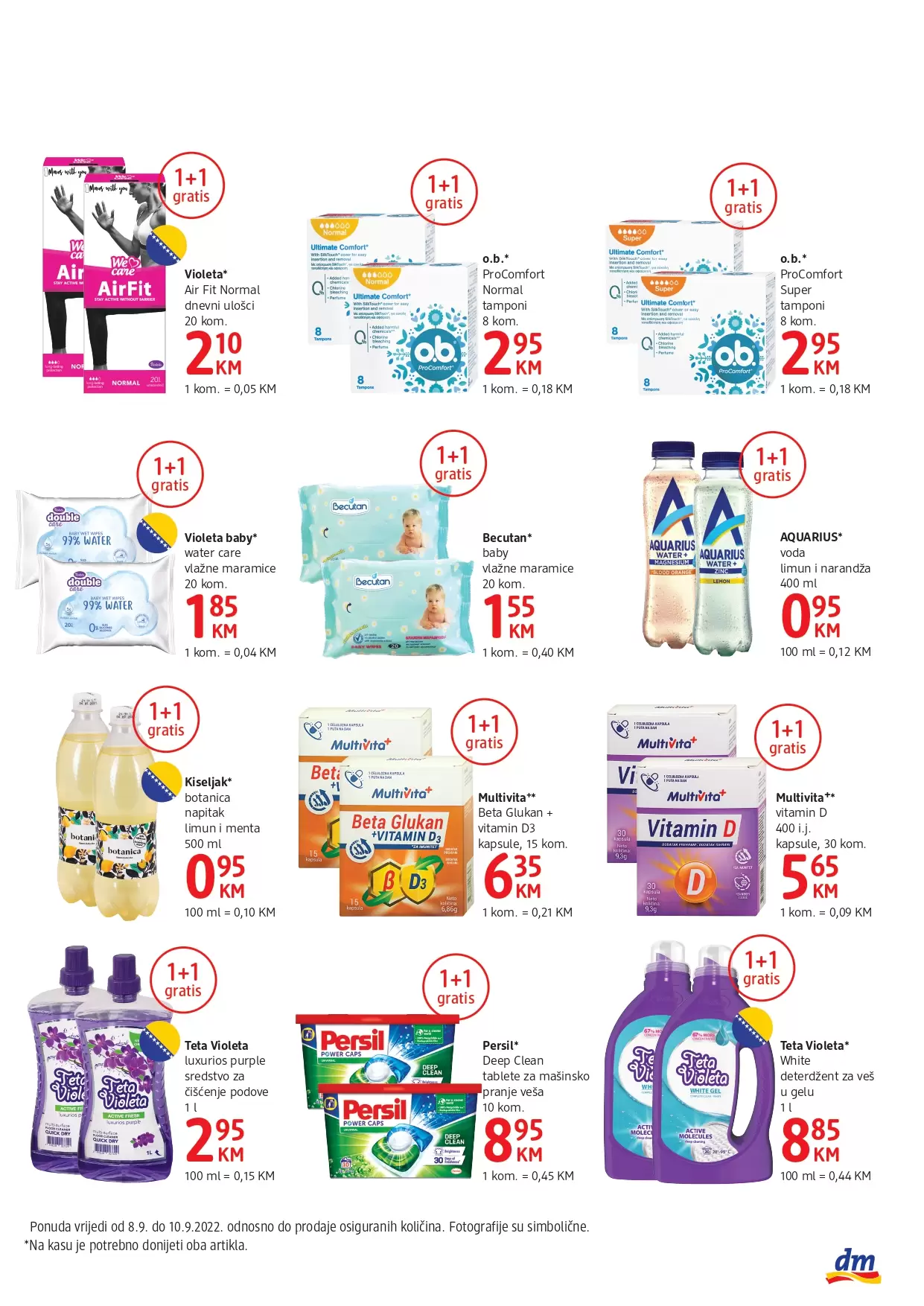 dm katalog- nova preuredjena dm poslovnica! super akcija u dm-u 1+1 gratis!